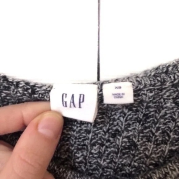 GAP Merino Wool Bell Sleeve Hooded Pullover Sweater - Picture 4 of 8